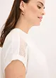 Maglia con pizzo, bonprix