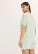 Pigiama estivo con maglia oversize in viscosa, bonprix
