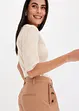 Pantaloni in twill con bottoni decorativi, bonprix