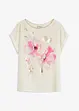 Maglia con inserto in satin, bonprix