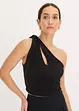 Top monospalla con motivo twist, bonprix