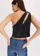 Top monospalla con motivo twist, bonprix