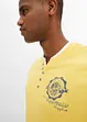 Maglia serafino a maniche corte in puro cotone biologico (pacco da 2), bonprix