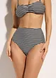 Slip per bikini a vita alta con sgambatura classica, bonprix