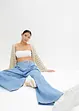 Jeans wide leg, vita bassa, bonprix