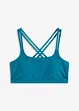 Reggiseno a bustier per bikini con spalline incrociate, bonprix