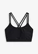 Reggiseno bustier per bikini con spalline incrociate, bonprix