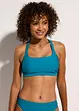 Reggiseno a bustier per bikini con spalline incrociate, bonprix