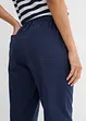 Pantaloni con elastico in vita in misto lino leggero, bonprix