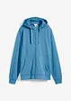 Felpa con zip e cappuccio, bonprix