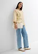 Camicia larga in mussola effetto used, bonprix