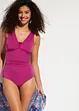 Costume intero modellante a compressione media con spalline larghe, bonprix