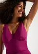 Costume intero modellante a compressione media con spalline larghe, bonprix