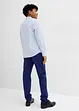 Pantaloni chino, camicia a maniche lunghe e cravatta (set 3 pezzi), bonprix
