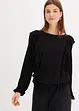 Maglia con volant, bonprix