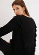 Maglia con volant, bonprix