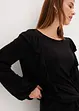 Maglia con volant, bonprix