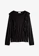Maglia con volant, bonprix