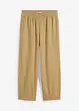 Pantaloni a carota in misto lino e viscosa, lunghezza 7/8, bonprix