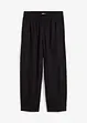 Pantaloni a carota in misto lino e viscosa, lunghezza 7/8, bonprix