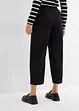 Pantaloni a carota in misto lino e viscosa, lunghezza 7/8, bonprix