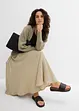 Gonna midi con cinta comoda, bonprix