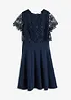 Abito midi con pizzo, bonprix