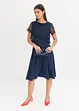 Abito midi con pizzo, bonprix