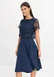 Abito midi con pizzo, bonprix