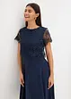 Abito midi con pizzo, bonprix