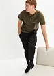 Pantaloni cargo con elastico in vita loose fit, straight, bonprix