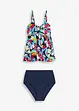 Tankini a fascia (set 2 pezzi), bonprix