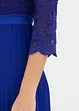 Abito di chiffon con pizzo e gonna plissettata, bonprix