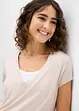 T-shirt con viscosa morbida, bonprix