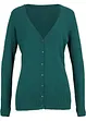 Cardigan basic in filato fine con bottoni, bonprix