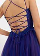 Abito lungo in delicato tulle con pizzo, bonprix