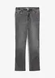 Jeans straight, vita media, bonprix