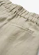 Pantaloni con pinces in puro lino, bonprix