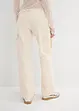 Pantaloni cargo in puro cotone, bonprix