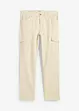 Pantaloni cargo elasticizzati slim fit, straight, bonprix