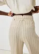 Pantaloni con cintura (set 2 pezzi) in puro lino, bonprix