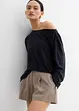 Maglia con spalle scoperte in misto modal morbido, bonprix
