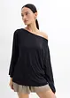 Maglia con spalle scoperte in misto modal morbido, bonprix