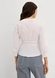 Blusa arricciata con cuciture elasticizzate, bonprix
