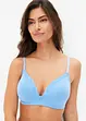 Reggiseno senza ferretto con coppe preformate e cotone biologico (pacco da 2), bonprix