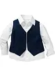 Camicia, gilet, pantaloni (set 3 pezzi), bonprix