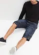 Bermuda cargo lunghi in jeans leggeri, relaxed fit, bonprix