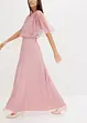 Abito lungo in tulle raffinato con paillettes, bonprix
