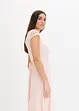 Abito in chiffon con pizzo e fascia da allacciare, bonprix