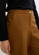 Pantaloni in misto lino viscosa,  vita alta, bonprix
